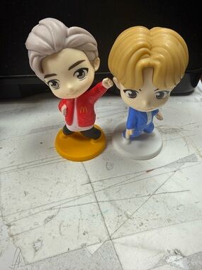 BTS Tinytan McDonald’s Collection encore edition figures RM & J Hope